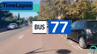 Bus ligne 77 - Paris - TimeLapse