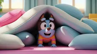 Bluey Hid Her Toys in a Pillow Cave 🐶🛏️ | Funny Toddler Song | Kids Rhymes