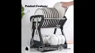 CCBUY Multifunctional Storage  | UVWXYZ 2 Layers Kitchen | TULGIGS 1Tier Dish Rack | HEZB Kitchen