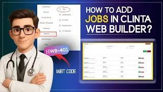 Job Section in Clinta Web Builder