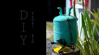 D.I.Y. Trash bin .Pedal Bin from an Old Gas Cylinder. #asmrvideo #ASMR #diy .