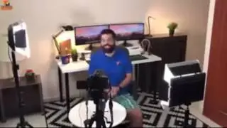 Technical guruji Behind the scenes  (guruji recording a video)