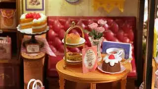Rolife Leisure Time Tea Room | DIY Miniature House | Perfect Gift for Tea Lovers & Craft Enthusiasts