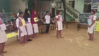 #Sri Akshara Jyothi EM School # varadaiahpalem # maths day celebration # script #bodmas rule #