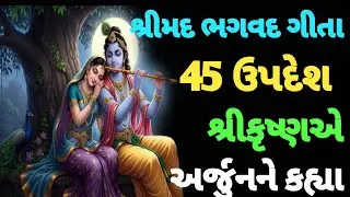 સંપૂર્ણ ગીતા સાર 45 ઉપદેશ | Bhagwat Geeta Saar | Krishna Motivational Speech | Gita Gyan #gitagyan