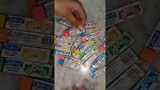 Review of new DOMS dust free colourful eraser | Very long in size 👍🏻