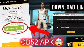 OB52 Advance Server download link | Advance Server code | How to install Advance Server.