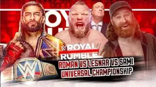 MY WWE ROYAL RUMBLE PREDICTION MATCH CARD 2021 |NOT CONFIRMED| Pls Enjoy 😉