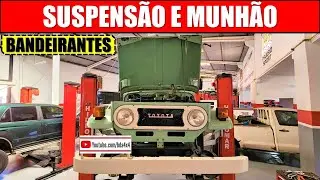 EP. 813// Toyota BANDEIRANTE 1980 REVITALIZAÇÃO Protocolo ÁGUIA! Munhão, Cubo e Troca Total de ÓLEO