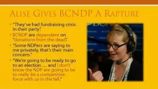 Beginning of the Rapture on the BCNDP