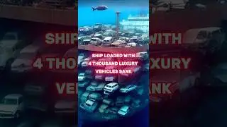A SHIP LOADED WITH 4 THOUSAND LUXURY VEHICLES SANK IN THE ATLAS OCEAN