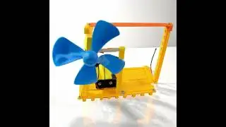 DIY Electric Fan with moving head &ndash; STEM Learning Kit | LGPW096  #scienceprojectdiy   #stemlearning