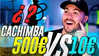 CACHIMBA DE 500&euro; VS 10&euro;!! **CARO VS BARATO** RUT SHISHAS