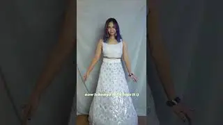 Trying on Underskirt from Meesho to give lehenga Flare