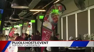 Albert's teammates support The Pujols Family Foundation at Topgolf