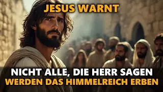 JESUS WARNT: 21 WAHRHEITEN, WARUM NICHT ALLE, DIE IHN HERR NENNEN, DAS HIMMELREICH ERBEN ✝️🔥