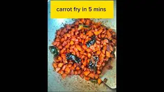 carrot fry recipe😋😋😋# carrot fry # tasty carrot fry # shorts # viral # trending