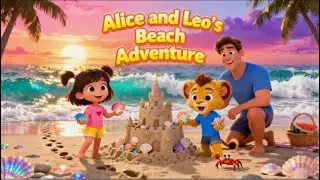 Leo & Alice&rsquo;s Sunny Beach Adventure! 🏖️ Sand, Seashells & Fun