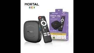 Mortal T1 Android 8K TV OTT box voice remote high quality actual 2GB RAM