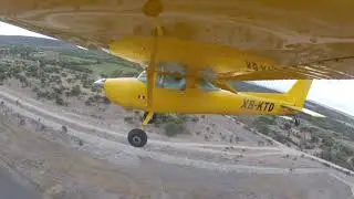 Three point landing, Cessna 150