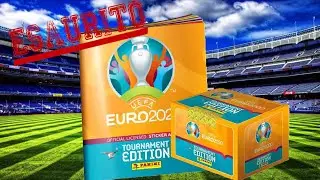UNBOXING EURO 2020 PANINI STICKER TOURNAMENT EDITION no QATAR 2022