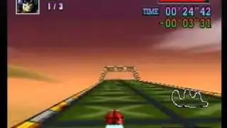 F-Zero X Speed Runs -  Sand Ocean 2 (1:06.533)