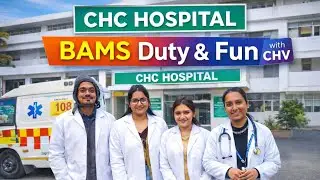 Day-3,4 Bams students hospital duties. Revised cut off neet 2025 ayush #ayurveda #bams