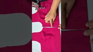 how to sew hook Patti easily @designerjyothi #shorts #diy #sewing #blouse ##fashion #tailoring #sew