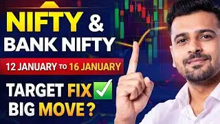 Market Crash or Recovery? 📉 Nifty & Bank Nifty Weekly Levels | 12-16 Jan Analysis #stockmarket 
