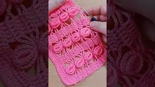 Surpreendente! 😱 Modelo de Croch&ecirc; Simples em Uma Cor#crochetaddict #crochetpattern #crafts #artes&atilde;