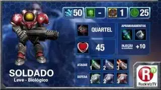 Guia de unidades Rockletz - Soldados
