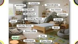 Most common Bedroom vocabulary in Arabic