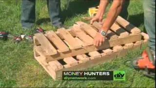 Pallet into chair