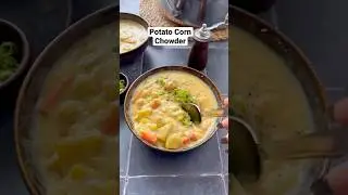 Vegan Potato Corn Chowder!