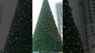 Christmas Tree Decoration at KLCC in Malaysia