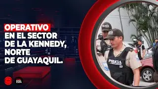Policía Nacional, FF. AA. y A.T.M. realizaron un operativo en la Cdla. Kennedy de Guayaquil.