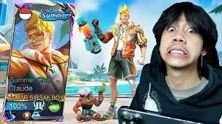 REVIEW SKIN REVAMP SUMMER CLAUDE PAKAI KOLAM IJO AUTO MANIAC - Mobile legends