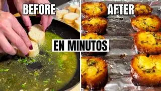 El SECRETO del Mejor Pan de Ajo Casero | &iexcl;M&aacute;s crujiente que el de restaurante!