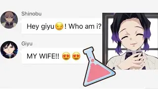 SHINOBU makes a love potion for GIYU!! ❤ ( demonslayer fanstories )