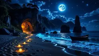 Sleep Deeply in 3 Minutes with Gentle Ocean Waves • Eliminate Subconscious Negativity