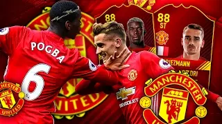 OMG MANCHESTER UNITED GRIEZMANN! THE MANCHESTER UNITED HOTLINE DAB CHALLENGE! FIFA 17 ULTIMATE TEAM
