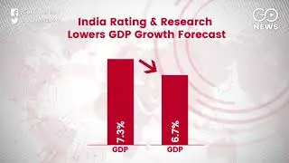India Ratings Lowers GDP Growth Forecast To 6.7%