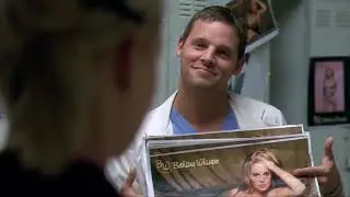 Season 1 Episode 4 - Dr model is  Izzie Stevens
