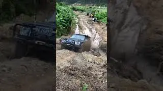 RS Car 4x4 _Off road_#Short_LC80 roars and rushes the slope like a fighter #硬派SUV