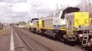 Who Would Have Though This 20-30 Years Ago ! Belgium Freight Train In Germany!