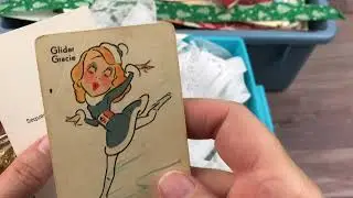 SOLD!! Christmas in July Destash Series! Huge Christmas Junk Journal Kits Little Golden Book Video#4