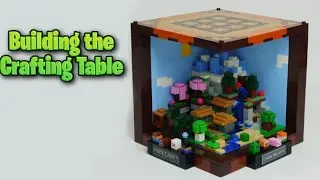 Building the Crafting Table Lego Minecraft Set!