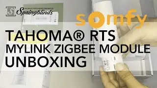 SPRINGBLINDS: SOMFY TaHoma® MyLink RTS Zigbee Module Unboxing