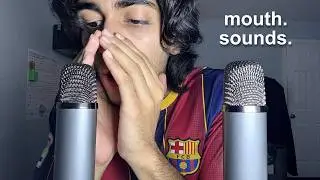 Asmr ULTRA FAST MOUTH SOUNDS at 100% sensitivity (ear to ear)