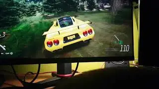 AOC 24G2U IPS 144hz Forza Horizon 4 Ghosting test